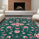 Intricate Nature Inspired Timeless Design(Green)