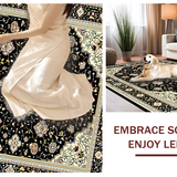 Chic Neutral Toned Lattice Arrangement(Black)