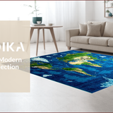 Modern Satellite Inspired Colorful Design(Blue)