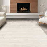 Ultra Soft Area Rug, Non Slip, Stain Resistant, Washable Area Rugs for Living Room, Bedroom, Classic Natural Fiber Aesthetic(Beige)