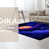 Celestial Blue Toned Galaxy Print(Blue)