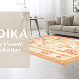 Contemporary Cream Artful Design(Beige)