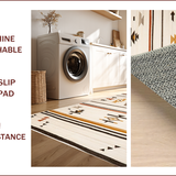 Ultra Soft Area Rug, Non Slip, Stain Resistant, Washable Area Rugs for Living Room, Bedroom, Southwest Inspired Earthy Aesthetic(Beige)