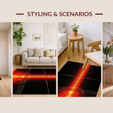 Energetic Modern Lava Texture Visual(Red)