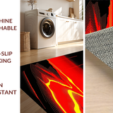 Bold Contemporary Magma Inspired Design(Red)