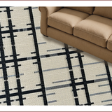 Ultra Soft Area Rug, Non Slip, Stain Resistant, Washable Area Rugs for Living Room, Bedroom, Zebra Wildlife Collection Runner(Beige)