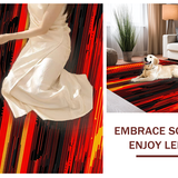 Eye Catching Abstract Volcanic Motif(Red)