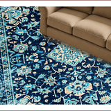 Elegant Distressed Patterned Appeal(Blue)