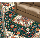 Ultra Soft Area Rug, Non Slip, Stain Resistant, Washable Area Rugs for Living Room, Bedroom, Elegant Spring Garden Aesthetic(Green)