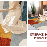 Ultra Soft Area Rug, Non Slip, Stain Resistant, Washable Area Rugs for Living Room, Bedroom, Washable Large Area Rug for Dining Room with Minimal Design(Gray)