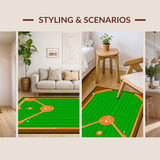 Classic Nostalgic Baseball Iconography(Green)