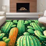 Retro Earthy Geometric Motif(Green)