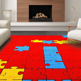 Engaging Multicolored Play Mat Style(Red)