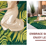 Lush Green Abstract Floral Design(Green)