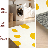 Ultra Soft Area Rug, Non Slip, Stain Resistant, Washable Area Rugs for Living Room, Bedroom, Delightful Fun Design Accent(Yellow)