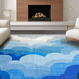 Cloudy Abstract Blue Aesthetic(Blue)