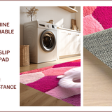 Ultra Soft Area Rug, Non Slip, Stain Resistant, Washable Area Rugs for Living Room, Bedroom, cat shaped cartoon tufted(Pink)