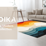 Ultra Soft Area Rug, Non Slip, Stain Resistant, Washable Area Rugs for Living Room, Bedroom, Minimalist Striped Monochrome Visuals(Purple)