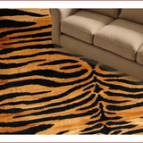 Ultra Soft Area Rug, Non Slip, Stain Resistant, Washable Area Rugs for Living Room, Bedroom, Exotic Animal Skin Texture(Brown)