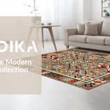 Eclectic Vibrant Ethnic Weave(Gray)