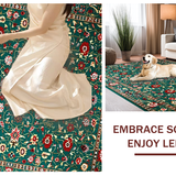 Intricate Floral Tapestry Design(Green)
