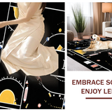 Energetic Geometric Ball Illustration(Black)