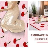 Ultra Soft Area Rug, Non Slip, Stain Resistant, Washable Area Rugs for Living Room, Bedroom, Adorable Cartoon Fruit Design(Pink)
