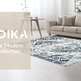 Chic Low Contrast Distressed Design(Blue)