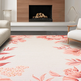 Ultra Soft Area Rug, Non Slip, Stain Resistant, Washable Area Rugs for Living Room, Bedroom, Vibrant Plush Modern Appeal(Ivory)