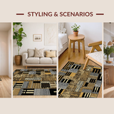 Cozy Earthy Tones Texture(Black)