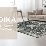 Elegant Ashen Patterned Weave(Black)