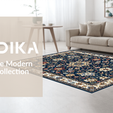 Sleek Modern Floral Composition(Blue)
