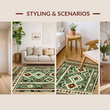 Vibrant Cultural Tiled Aesthetic(Green)