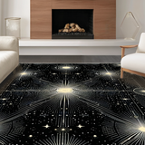 Contemporary Space Inspired Visual Art(Black)