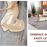 Artistic Gray Rust Abstract Motif(Gray)