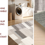 Artful Colorful Striped Motif(Gray)