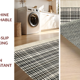 Farmhouse Abstract Black and Beige Design(Beige)