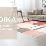 Ultra Soft Area Rug, Non Slip, Stain Resistant, Washable Area Rugs for Living Room, Bedroom, Abstract Pastel Harmony Motif(White)