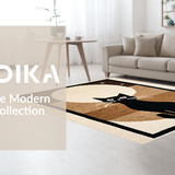 Ultra Soft Area Rug, Non Slip, Stain Resistant, Washable Area Rugs for Living Room, Bedroom, Stylish Front Door Cat Greeting(Beige)