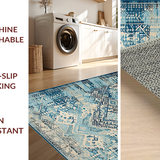 Artistic Woven Geometric Motif(Blue)