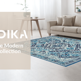 Stylish Ogee in Cool Hues(Blue)