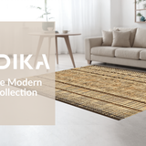 Ultra Soft Area Rug, Non Slip, Stain Resistant, Washable Area Rugs for Living Room, Bedroom, Sophisticated Textured Nature Theme(Beige)