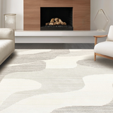 Contemporary Two Tone Wave(Beige)