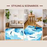 Bright Aircraft Blue Tones(Blue)