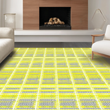 Ultra Soft Area Rug, Non Slip, Stain Resistant, Washable Area Rugs for Living Room, Bedroom, Delightful Whimsical Play Space(Yellow)