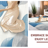 Elegant Monochromatic Swirl(Blue)