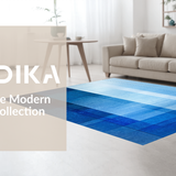 Ultra Soft Area Rug, Non Slip, Stain Resistant, Washable Area Rugs for Living Room, Bedroom, Stylish Abstract Composition Splash(Blue)
