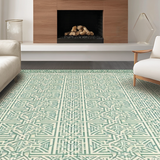 Trendy Ogee Design in Pastels(Green)