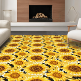 Bold Artistic Floral Composition(Yellow)