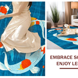 Cheerful Fishy Fantasy Artwork(Blue)